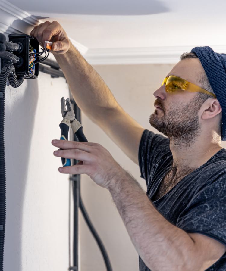 electric-sockets-white-wall-indoors